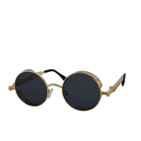 Ochelari de soare unisex, aluminiu, fumuriu, MS1079