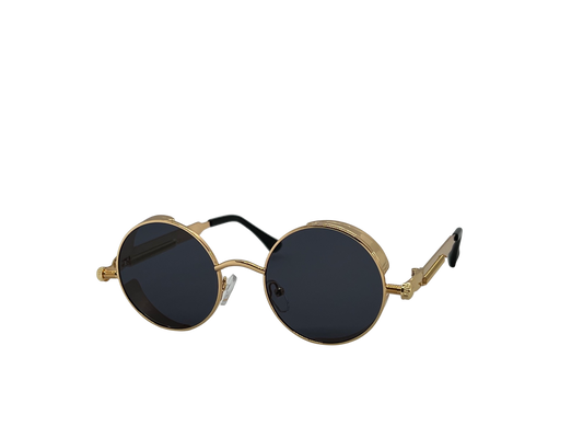 Ochelari de soare unisex, aluminiu, fumuriu, MS1079