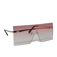 Ochelari de soare unisex, aluminiu, fumuriu, MS1082