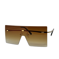 Ochelari de soare unisex, aluminiu, fumuriu, MS1083