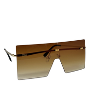Ochelari de soare unisex, aluminiu, fumuriu, MS1083