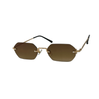 Ochelari de soare unisex, aluminiu, fumuriu, MS1091