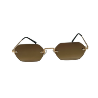 Ochelari de soare unisex, aluminiu, fumuriu, MS1091