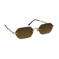 Ochelari de soare unisex, aluminiu, fumuriu, MS1091