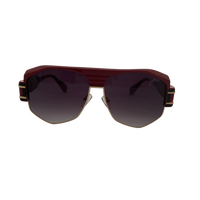 Ochelari de soare unisex, aluminiu, fumuriu, MS1089