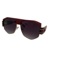 Ochelari de soare unisex, aluminiu, fumuriu, MS1089