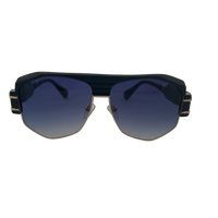 Ochelari de soare unisex, aluminiu, fumuriu, MS1113