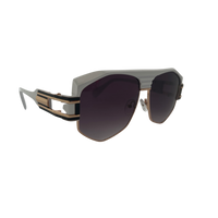 Ochelari de soare unisex, aluminiu, fumuriu, MS1112