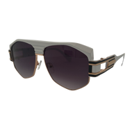 Ochelari de soare unisex, aluminiu, fumuriu, MS1112