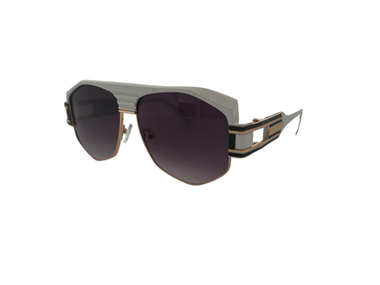 Ochelari de soare unisex, aluminiu, fumuriu, MS1112