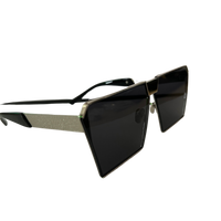 Ochelari de soare unisex, aluminiu, fumuriu, MS2003