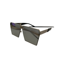 Ochelari de soare unisex, aluminiu, fumuriu, MS2002