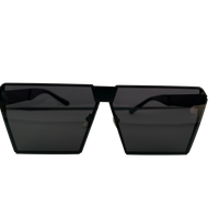 Ochelari de soare unisex, aluminiu, fumuriu, MS2101