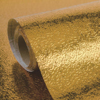 Folie de aluminiu adeziva, auriu - 60 x 300 cm