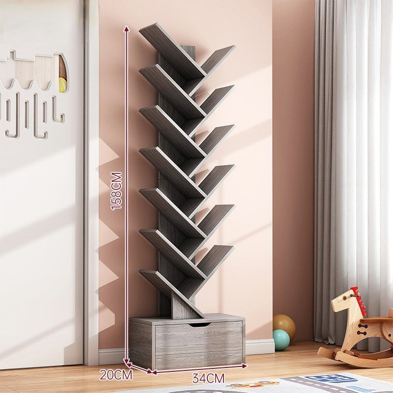 Raft depozitare carti in forma de copac  158 cm