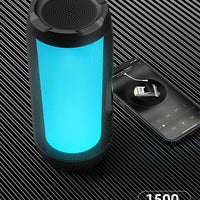 Boxa LED Bluetooth Smart Sound Stereo Party Subwoofer NEON AUX + USB + CARD