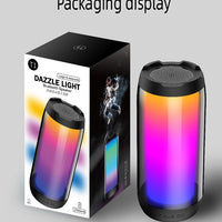 Boxa LED Bluetooth Smart Sound Stereo Party Subwoofer NEON AUX + USB + CARD