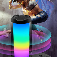 Boxa LED Bluetooth Smart Sound Stereo Party Subwoofer NEON AUX + USB + CARD