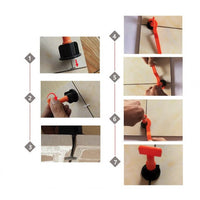 Set 100 tije refolosibile 1.5 mm sistem nivelare gresie