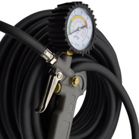 Furtun pentru umflat roti cu manometru, l= 13m, fi =10.5mm, 2 scale