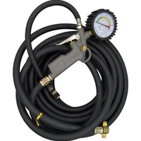 Furtun pentru umflat roti cu manometru, l= 13m, fi =10.5mm, 2 scale