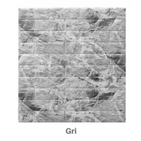 Set 8 x Tapet 3D, autoadeziv/autocolant, spuma moale, design modern, pentru interior, usor de curatat, rezistent la apa, dimensiuni 70 cm x 77 cm x 0,3 cm, design marmura, Alb/Negru