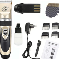 Masina fara fir pentru tuns animale, 1200 mAh, accesorii incluse