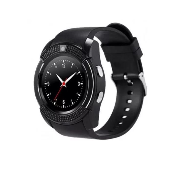 Ceas Smartwatch V8 Negru HandsFree Bluetooth 3.0 SIM Android