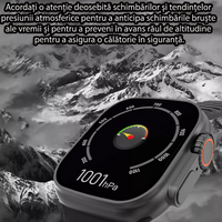 **Ceas Smartwatch 8 Ultra Watch, 2.0" IPS Full Touch, incarcare magnetica, apel Bluetooth, bratara, monitor de sanatate, unisex