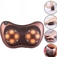 **Perna electrica pentru masaj cu incalzire, 4 role de masaj, adaptor auto inclus