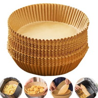 **Hartie de copt pentru friteuza si tava, unica folosinta, 16x20x4.5 cm, Maro