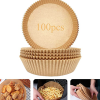 **Hartie de copt pentru friteuza si tava, unica folosinta, 16x20x4.5 cm, Maro