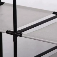 **Suport pentru umerase stander haine, 8 rafturi, 8 carlige, 175 cm