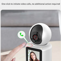 **Camera video comunicare bidirectionala, ecran de 2.8 inch, poate initia apeluri telefonice video, camera de securitate inteligenta 360°, video HD 1080p, vizualizare nocturna, detectare miscare, stocare in Cloud si pe card SD