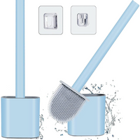 **Perie pentru WC din silicon cu cap flexibil