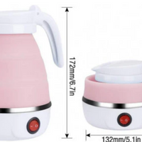 **Fierbator electric pliabil, Silicon/Inox, 600W, 0.6L
