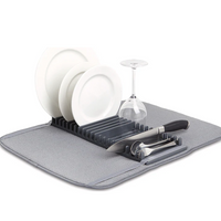 **Scurgator de vase din microfibra, rezistent la apa, 60 x 46 cm, gri