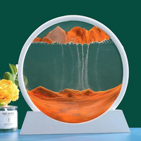 **Lampa decorativa tip clepsidra, nisipuri miscatoare, Moving Sand Art