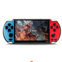 **Consola jocuri portabila X12, display 5.1 inch, TV-Out, 15000 jocuri