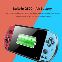 **Consola jocuri portabila X12, display 5.1 inch, TV-Out, 15000 jocuri