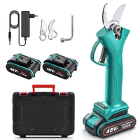 **Foarfeca electrica pentru vita de vie si crengi, 2 acumulatori 48VF 5Ah, albastru