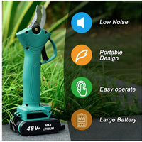 **Foarfeca electrica pentru vita de vie si crengi, 2 acumulatori 48VF 5Ah, albastru