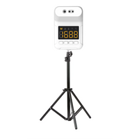 **Termoscanner digital K3S non contact cu infrarosu, termometru cu scanare rapida 0,5 S, de perete, afisaj LCD, memorie