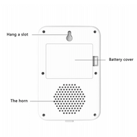 **Termoscanner digital K3S non contact cu infrarosu, termometru cu scanare rapida 0,5 S, de perete, afisaj LCD, memorie