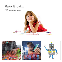 **Creion pentru Desenat In Spatiu 3D, Pentru Incepatori, Cu Afisaj Si Filamente Multicolore