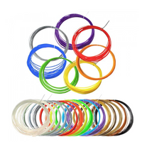 **Set 10 rezerve filamente PLA pentru Creion 3D Magic, 1.75mm, multicolor, 50m