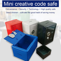 **Pusculita copii model seif metalic 12x10x18cm