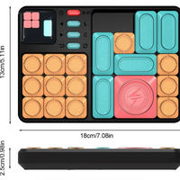 **Joc Klotski de gandire logica, blocuri magnetice, slide game, electronic cu sistem AI integrat