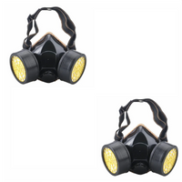**Pachet Masca de protectie, anti praf si vapori, anti-poluare, cu 2 filtre de carbon activ si ochelari