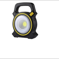 **1+1 GRATIS Lanterna 2in1 COB Camping LED 10W, Incarcare Solara, USB Power Bank, Negru